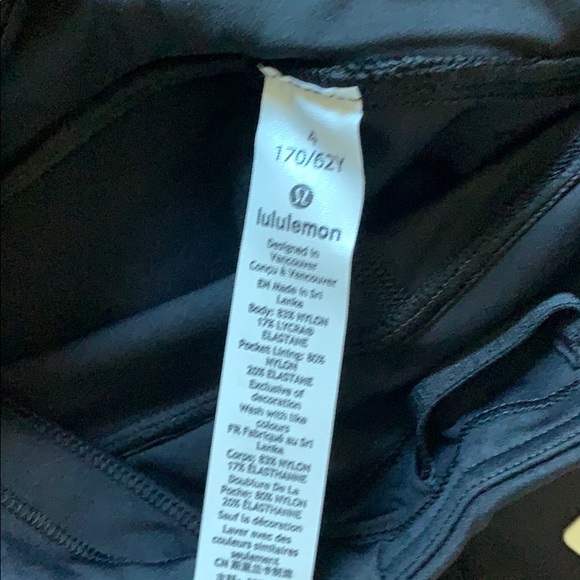 NWT lululemon Free to Speed HR Run Crop 21” - Picture 4 of 5